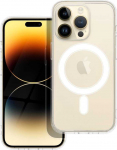 Dėklas Oem Case for iPhone 14 PRO Clear Mag Cover (STR) compatible with MagSafe transparent