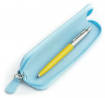 Parker Jotter Originals Geltona Tu&scaron;inuko dovanų rinkinys su mėlynu dėklu