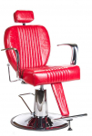 Beauty System Kirpyklos kėdė PROFESSIONAL BARBER CHAIR OLAF Raudonas