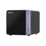 Serveris QNAP Ekonomi&scaron;kas 4 skyrių 10 GbE NAS | TS-432X-4G | Alpinis | AL524 | Procesoriaus dažnis 2 GHz | 4 GB | DDR4 SODIMM | 90W adapteris (12VDC), 100-240VAC