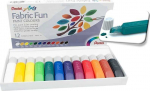 &bdquo;Pentel Fabric Fan&ldquo; 12 spalvų audinių dažai