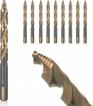 I&scaron;manusis grąžtas HSS ta&scaron;kinis metalinis grąžtas 6,5mm smart /10 vnt./smart