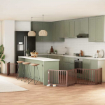 Varteliai &scaron;unims su durimis, 12 segmentų, rudi, 960cm, tuopa