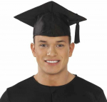 Kostiumų aksesuarai My Other Me Absolventas S 59 cm I&scaron;leistuvių kepurė