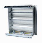 Sabaj System Hermeti&scaron;kas modulinis skirstomasis skydas n/t IP65 RH 36 /3x12/ RAL 7035 kietos durys RH 36 DP 6-745-DP
