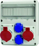 Scame Pavir&scaron;iniai konstrukciniai skirstomieji įrenginiai 2x16A/5P 2x230V 11 modulių IP44-54 Enerbox Scame 633.1122 pilka