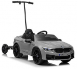 Elektromobilis vaikams BMW M5 su papildoma platforma, sidabrinis lakuotas