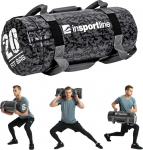 Jėgos mai&scaron;as su rankenomis inSPORTline FitBag Camu 20kg