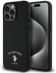 Us Polo Assn US Polo USHCP15XPARK Apple iPhone 15 Pro Max 6,7" dėklas telefonui juodos spalvos Printed DH Logo