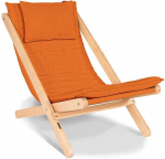 WOODMAN Prie&scaron;ra&scaron;tinė kėdė "Allegro", 1.08x0.62x0.85 m, Oranžinė