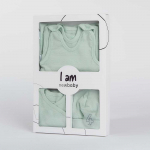 4 dalių rinkinys nė&scaron;čiosioms New Baby I AM mint, 62 (3-6m), 62 (3-6m) dydis