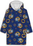Sega Sonic the Hedgehog oversize sweatshirt coat adult coral