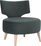 Customform Fotelis, FLIPPIN, 60x75 cm, Natūrali spalva