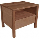 WOODMAN Prie&scaron;lovinis stalas, Drop, 49x39x41 cm, Karamelė