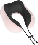 Kelioninė pagalvė i&scaron; MEMORY putų, REBEL ACTIVE, rožinė