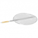 Steel BBQ grotelės apvalios NEKA, &Oslash; 50 cm, chromuotas plienas