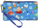 Loungefly Disney Stitch Camping Cuties zipper wrislet wallet