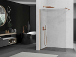 Walk-in du&scaron;o sienelė Mexen Kioto, Rose Gold, 130 x 200 cm