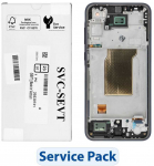 &bdquo;ServicePack&ldquo; LCD ekranas, skirtas SAMSUNG A35 5G A356B GH82-34221A juodas / tamsiai mėlynas