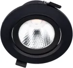 10W LED įleidžiamas pakreipiamas &scaron;viestuvas PT 08, matinės juodos sp., 4000K