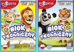 Schemat DIAGRAMA Techninis blokas A4/10K 170g baltas (20vnt)