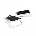 KANTO AUDIO DESKTOP SPEAKER STANDS FOR MIDSIZE SPEAKERS - Baltas (PAIR)