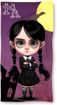 Rank&scaron;luostis Gothic Girl cotton beach towel, 70x140 cm