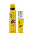 Dovanų rinkinys &bdquo;Beverly Hills Polo Club&ldquo;: 1982 m. &ndash; &bdquo;Sport 8&ldquo; kvepalai moterims, 50 ml + 1982 m. &ndash; &bdquo;Sport 8&ldquo; rutulinis antiperspirantas dezodorantas vyrams, 50 ml