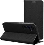 Dėklas Oem LUNA Book Carbon skirtas Xiaomi Redmi Note 14 Pro 4G juodos spalvos