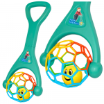 Lean Toys Stumdukas su lankstomu bar&scaron;kučiu kamuoliu 2in1