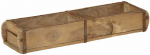 Padėklas 4 pcs Ruda 57 x 15 x 9 cm Kietas atkurtas medis