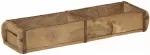 Padėklas 4 vnt. Ruda 57 x 15 x 9 cm Kietas atkurtas medis