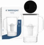 Wessper Filtro ąsotis D1 SOLID FutureFlow Aquaclassic ąsotis (WES204-FF-BK)