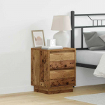 &Scaron;alia lovos spintelė 2 pcs Senas medis 39 x 34,5 x 50 cm
