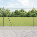 Tvorelės stulpas Pilka 10 x 1,6 m (60 x 60 mm tinklelis)