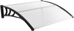 Promotions Lauko durų markizė, 122x101,6x27,9 cm, juoda pilka