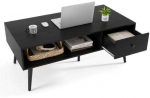 Promotions Kavos staliukas, 109x55x42 cm, Ruda Juoda