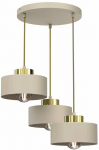 Luminex Marti 9932 juostinis lubinis &scaron;viestuvas 3x15W E27 baltas/auksinis