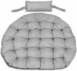 Aio Factory Sodo pagalvėlė 120 cm pakabinamai kėdei, gandro lizdas, vandeniui atspari, pilka