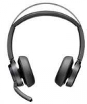 Hewlett Packard (HP) Poly Voyager Focus 2-M USB-C-C Headset USB-C/A Adapteris Charging Stand