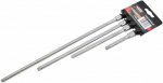 AWTOOLS Rinkinys PRZEDŁUŻEK 1/4" 4cz. 75mm, 150mm, 225mm, 300mm. Juodas LINE