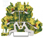 Wago Dviejų pakopų JUNGTIS: PE 2202-2207 Ż/ZI