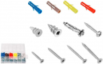 Wadfow dowel with screw, set of 140