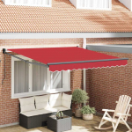 I&scaron;traukiama markizė Raudona 350 x 250 cm audinys