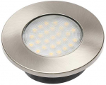 "Barri PLUS LED" rinkinys, 3x įleidžiamas apvalus &scaron;viestuvas, 27 LED 3528SMD, &scaron;iltai balta