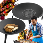 Realprices Sodo laužavietė &bdquo;Brilla Cauldron&ldquo;, plienas, juodas, didelis, 55 cm