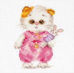 Alisa Beldizart Kryželio siuvinėjimo rinkinys Kryželio siuvinėjimo rinkinys "Li-li baby with a bunny" S0-231