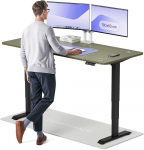 Elektrinis reguliuojamo auk&scaron;čio stalas Desktronic HomePro Juodas/Žalias, 180x80cm, Dvigubas motoras, USB ir USB-C įkrovimo lizdai