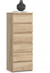 AKORD Aukso Komoda Auk&scaron;ta Dėžė Sonoma 40x35x109