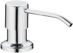 Įmontuojamas skysto muilo dozatorius Mexen Oval, 320 ml, Chrome